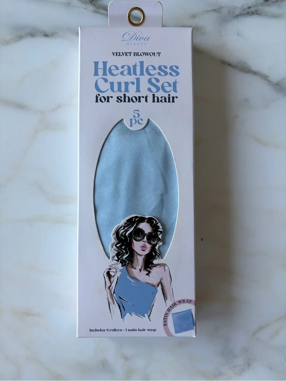 Diva Beauty Velvet Blowout Heatless Curl Set